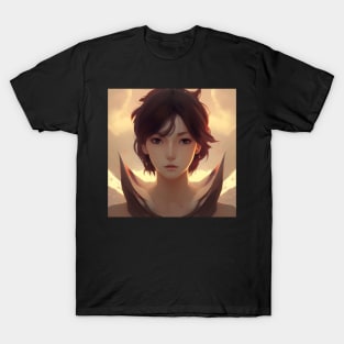 Anime Art Japanese Girl Illustration Design III T-Shirt